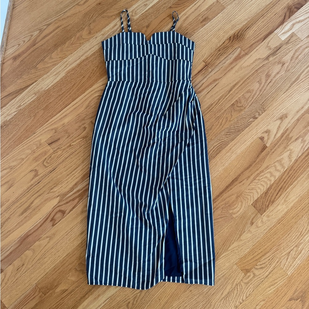 Bishop + Young Seville Corset Dress in stripe - Picture 2 of 5